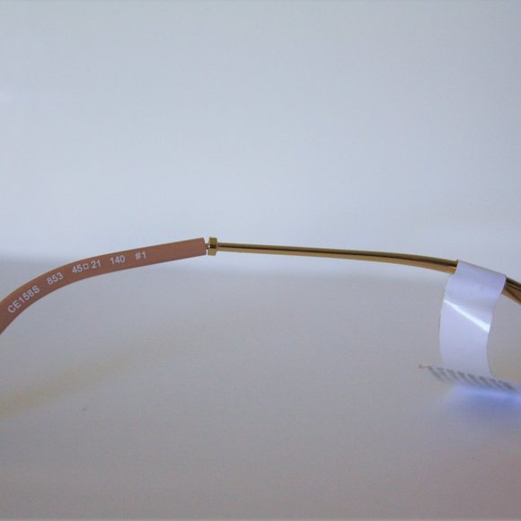 Chloe Gold Metal Frame pink Lens Sunglasses CE158S NEW main image 9